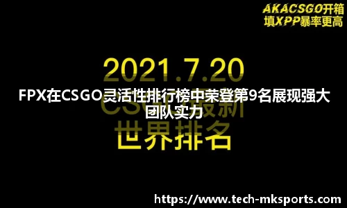 FPX在CSGO灵活性排行榜中荣登第9名展现强大团队实力